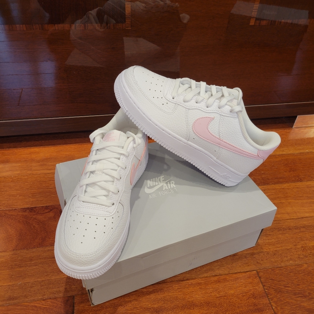 Brand New Air Force 1 GS Pink Foam Sneakers - Picture 3 of 8